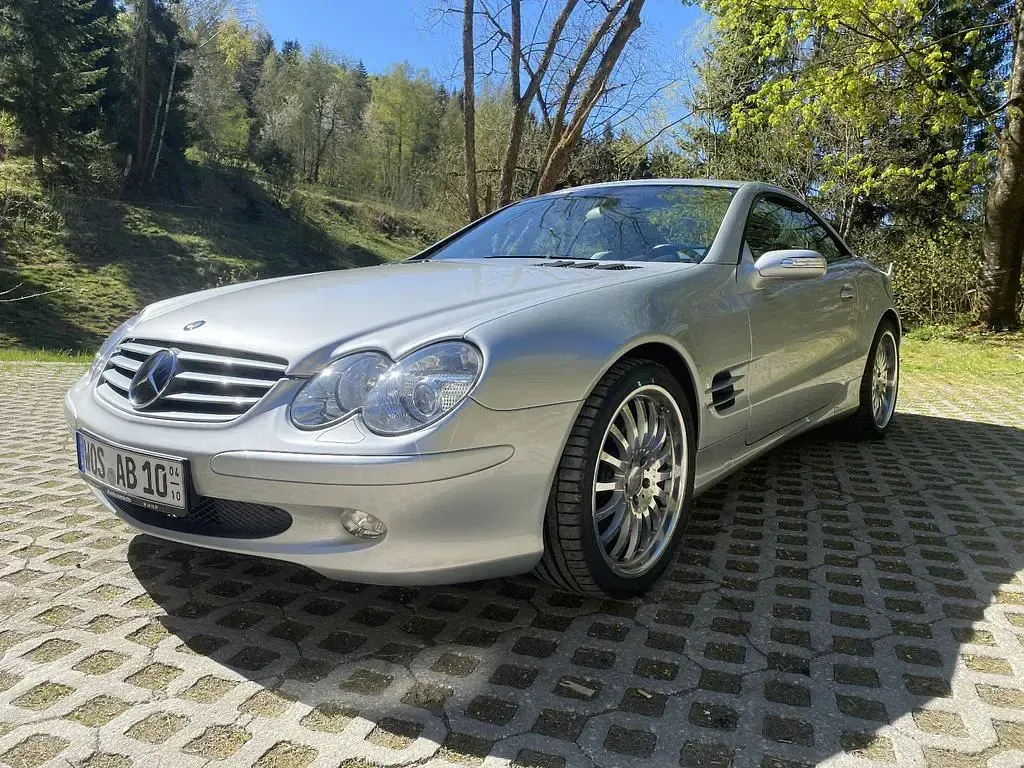 Gebraucht Mercedes SL350 245 PS (180 kW) 2004 Silber Cabrio