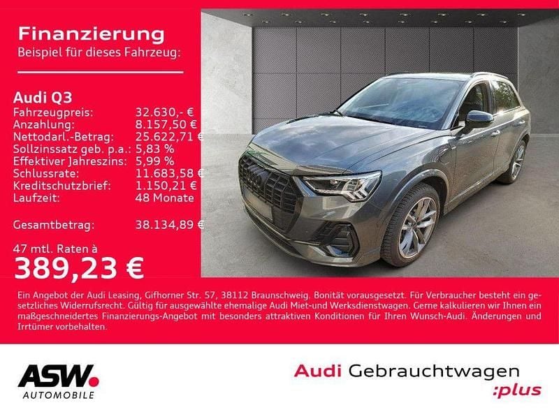 Daytonagrau perleffekt Gebraucht 2022 Audi Q3 S-Line SUV | 32.630 € (Guter Preis) - Bild 1/4
