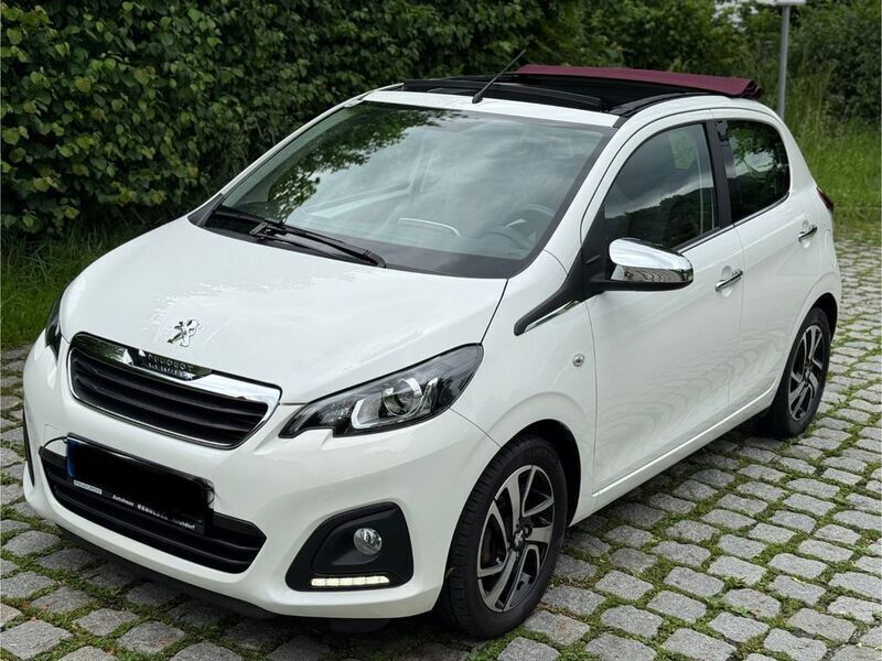 Weiß Gebraucht 2014 Peugeot 108 Active Kleinwagen | 6.490 € (Fairer Preis) - Bild 1/4