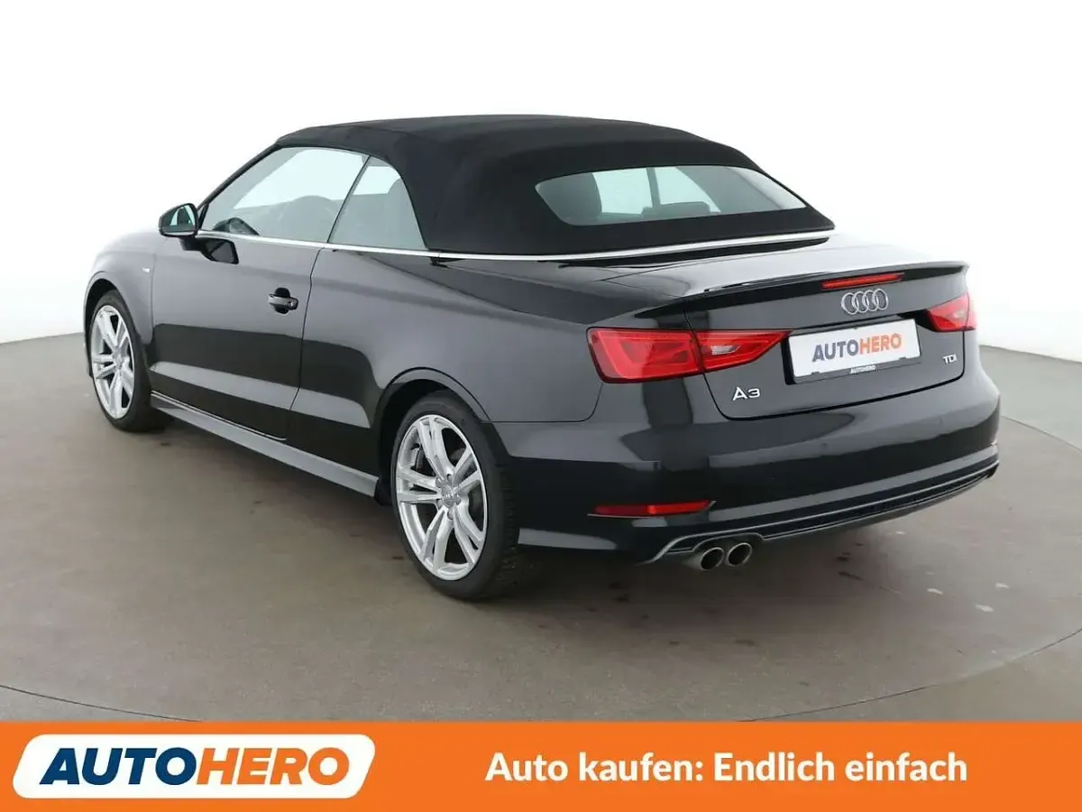 Gebraucht Audi A3 Cabriolet S-Line 184 PS (135 kW) 2016 Mythosschwarz Cabrio