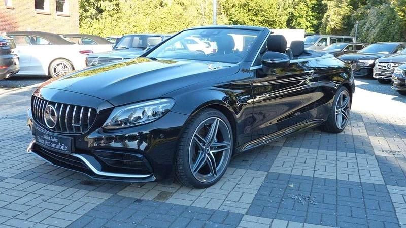 Obsidianschwarz Gebraucht 2020 Mercedes C63 AMG AMG Cabrio | 63.990 € (Fairer Preis) - Bild 1/4