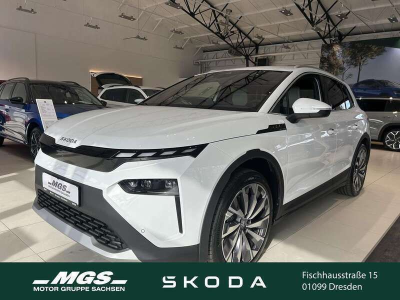 Moonweiss metallic Gebraucht 2025 Skoda Elroq Lodge SUV | 49.990 € (Teuer) - Bild 1/2