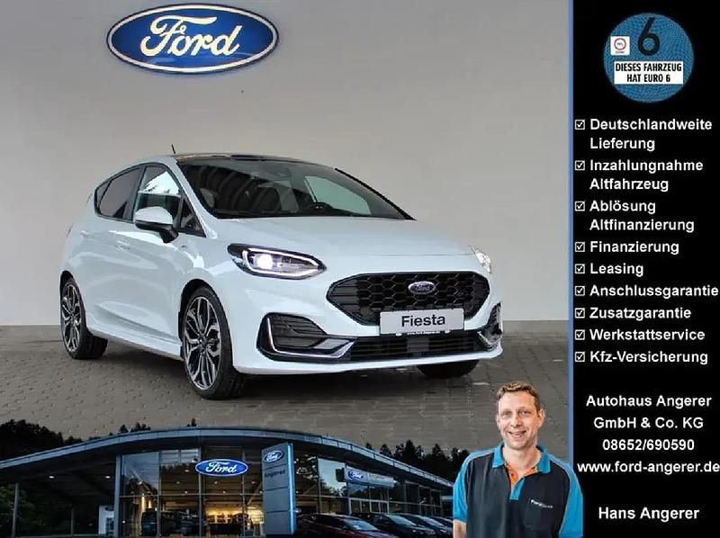Frost weiß Gebraucht 2022 Ford Fiesta Kleinwagen | 19.790 € (Teuer) - Bild 1/4