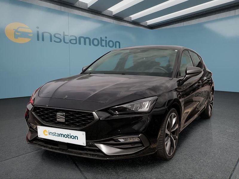 Schwarz Gebraucht 2020 Seat Leon FR Kleinwagen | 20.299 € - Bild 1/4