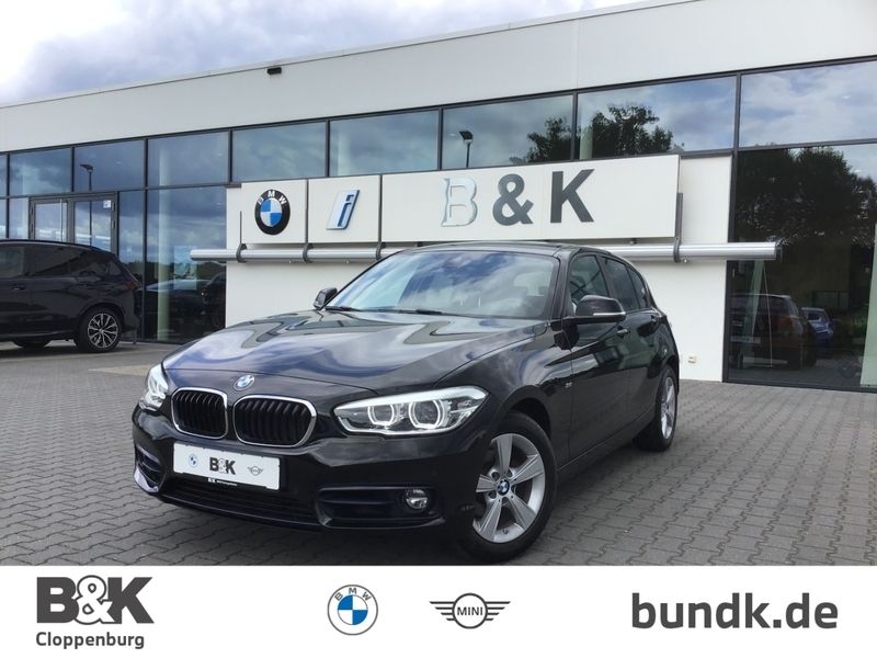 Gebraucht BMW 118 Sport Line 150 PS (110 kW) 2018 Schwarz Kleinwagen