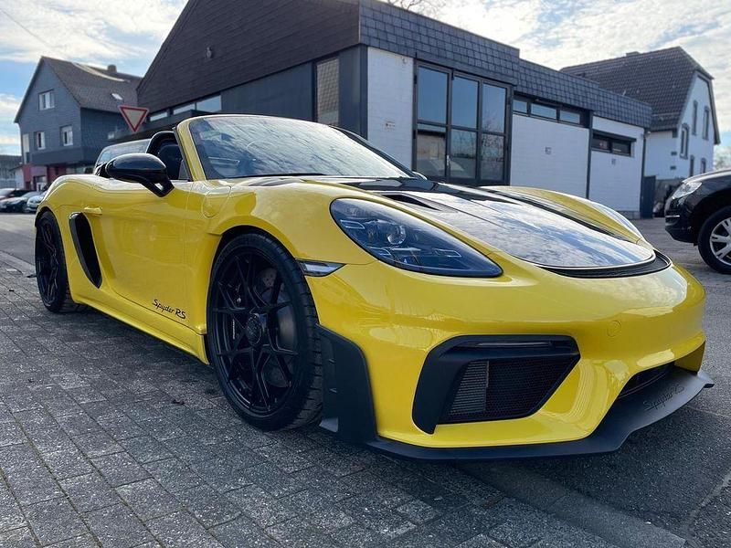 Gebraucht Porsche 718 Spyder 500 PS (367 kW) 2024 Gelb Cabrio