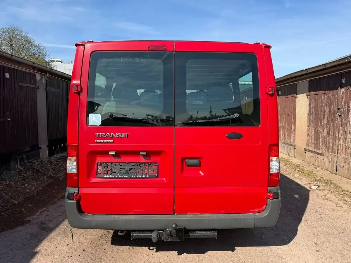 Usata Ford Transit 116 CV (85 kW) 2010 Rosso Monovolume