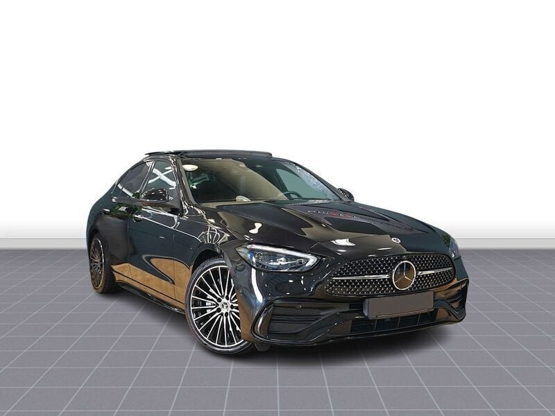 Schwarz Gebraucht 2024 Mercedes C300e AMG Limousine | 42.500 € - Bild 1/4