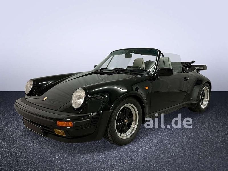 Schwarz Gebraucht 1987 Porsche 911 Turbo Cabriolet Cabrio | 237.455 € - Bild 1/4