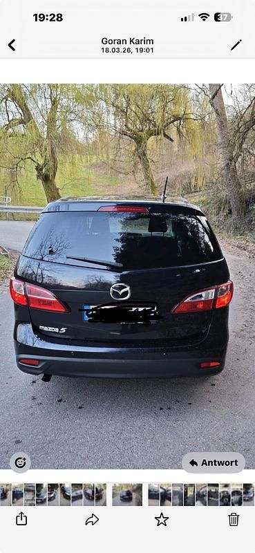 Gebraucht Mazda 5 116 PS (85 kW) 2013 Schwarz Van / Kleinbus