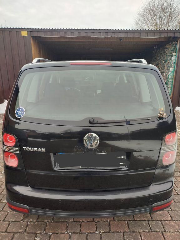 Gebraucht VW Touran 102 PS (75 kW) 2007 Schwarz Van / Kleinbus