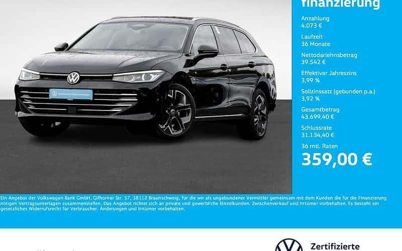 Schwarz Gebraucht 2025 VW Passat Elegance Kombi | 43.615 € (Superpreis) - Bild 1/4