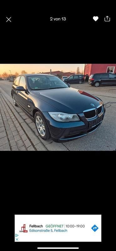 Blau Gebraucht 2007 BMW 318 Limousine | 2.000 € (Superpreis) - Bild 1/4
