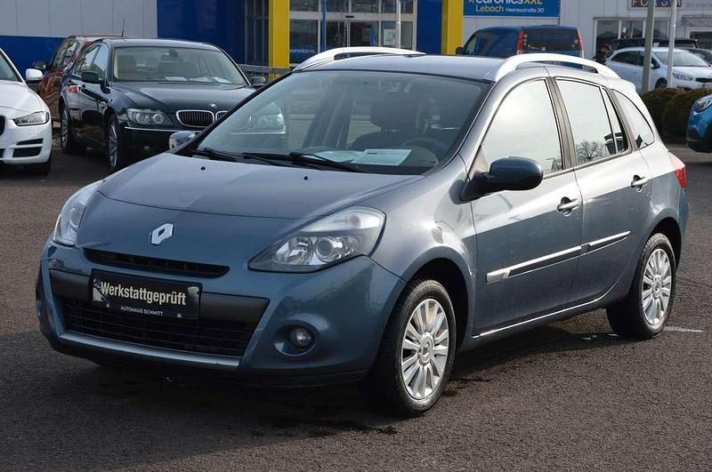 Gebraucht Renault Clio GrandTour Dynamique 101 PS (74 kW) 2009 Blau Kombi