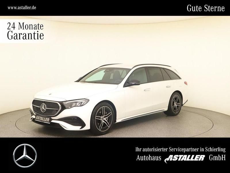 Unilack polarweiß Gebraucht 2024 Mercedes E300 AMG Kombi | 47.989 € (Superpreis) - Bild 1/4