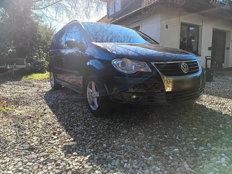 Gebraucht VW Touran 102 PS (75 kW) 2007 Schwarz Van / Kleinbus