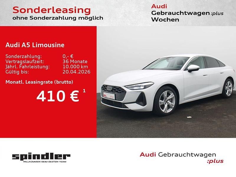Gebraucht Audi A5 204 PS (150 kW) 2025 Gletscherweiß metallic Limousine