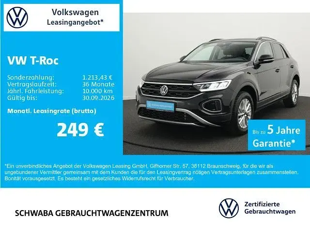 Gebraucht VW T-Roc Life 150 PS (110 kW) 2025 Schwarz SUV