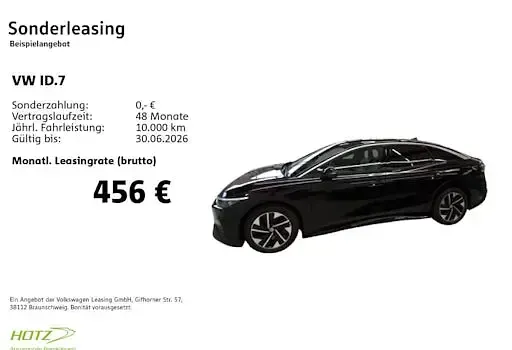 Gebraucht VW ID.7 Pro 210 kW (286 PS) 2023 Grenadillschwarz metallic Kleinwagen