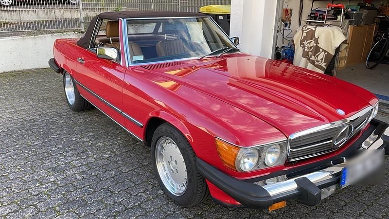 Gebraucht Mercedes 560 231 PS (169 kW) 1989 Rot Cabrio