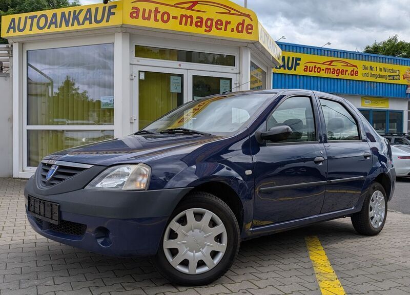 Blau Gebraucht 2007 Dacia Logan Limousine | 2.950 € (Fairer Preis) - Bild 1/4