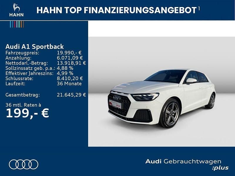 Gebraucht Audi A1 Sportback Advanced 95 PS (69 kW) 2022 Weiß Kleinwagen