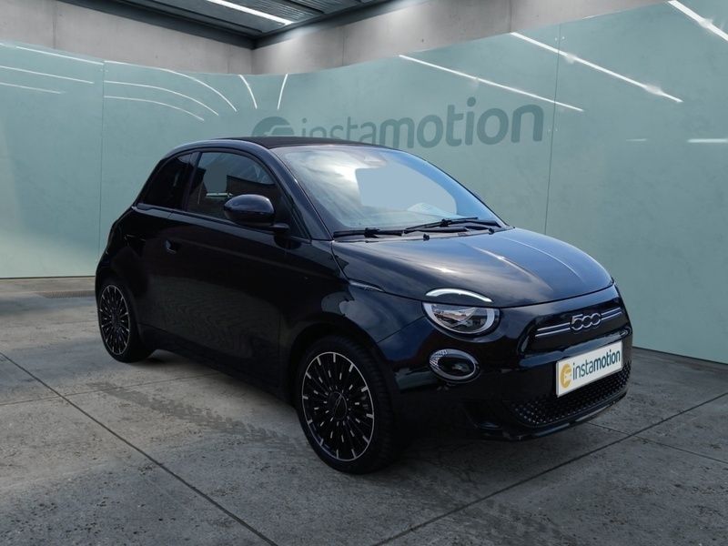 Schwarz Gebraucht 2021 Fiat 500e Icon Cabrio | 19.990 € (Fairer Preis) - Bild 1/3