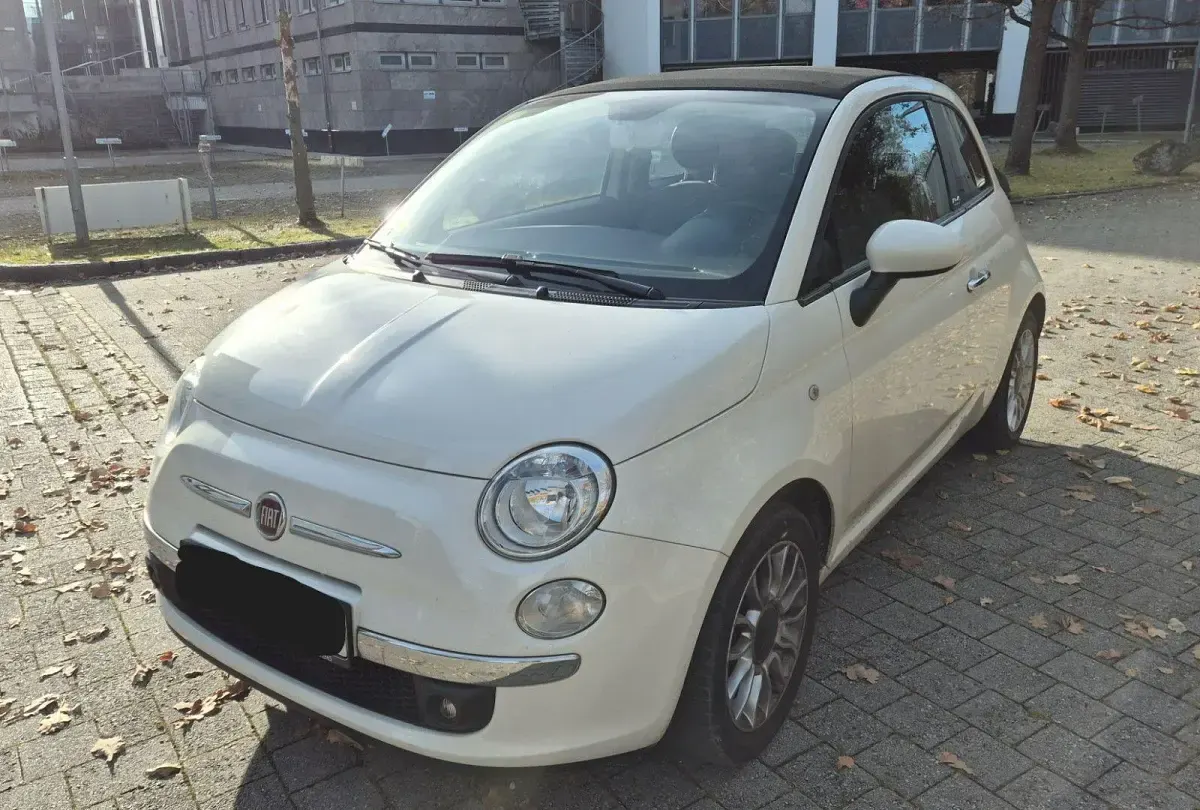 Gebraucht Fiat 500C Lounge 69 PS (50 kW) 2012 Weiß Cabrio