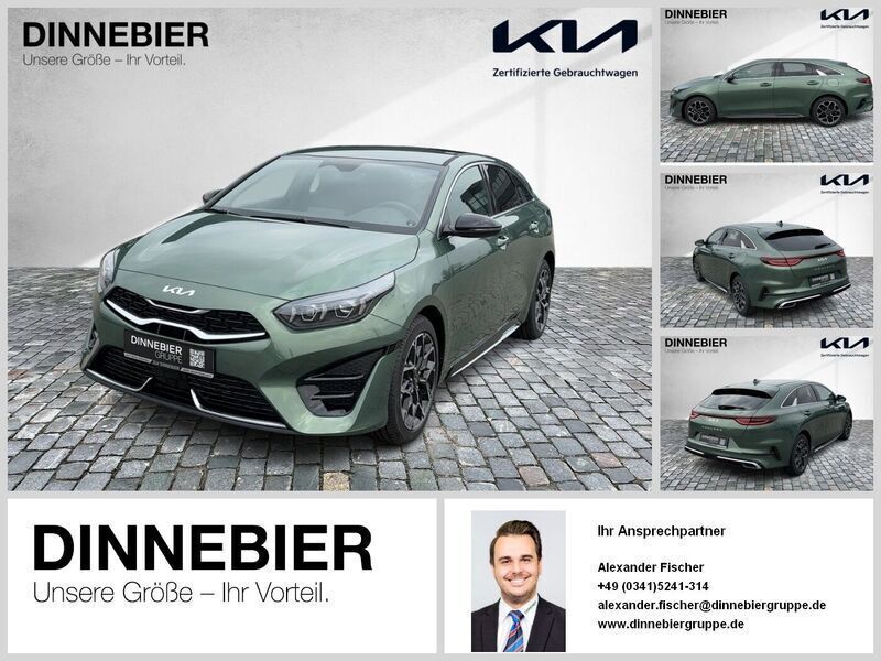 Grün (metallic) Neu 2025 Kia ProCeed GT-Line Kleinwagen | 31.589 € - Bild 1/4