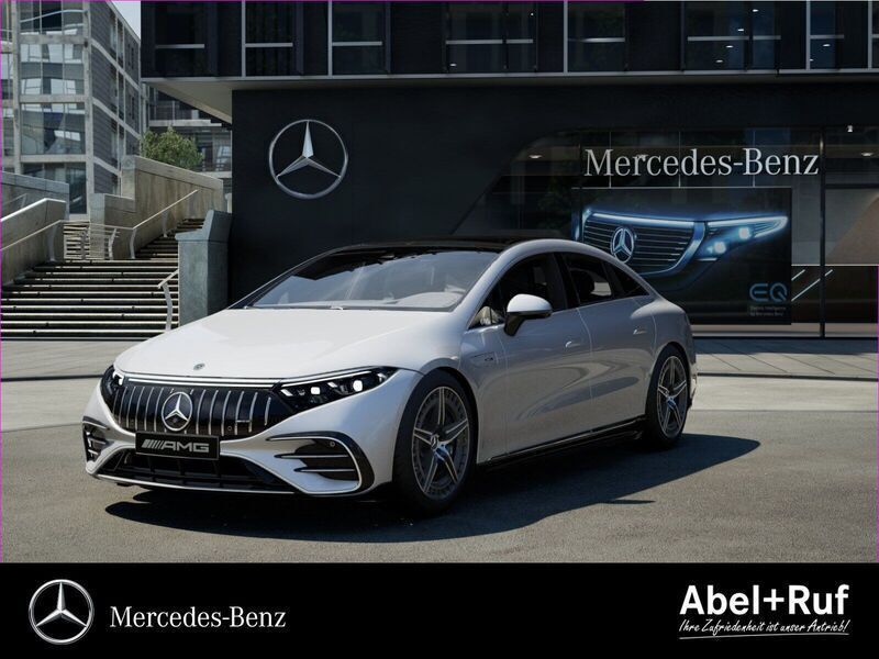 Silber Gebraucht 2023 Mercedes EQS 53 AMG AMG Limousine | 88.779 € (Superpreis) - Bild 1/2