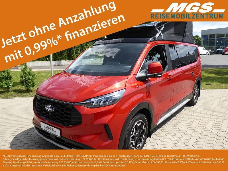 Neu Ford Tourneo Custom Active 170 PS (125 kW) 2025 Artisan red metallic Van