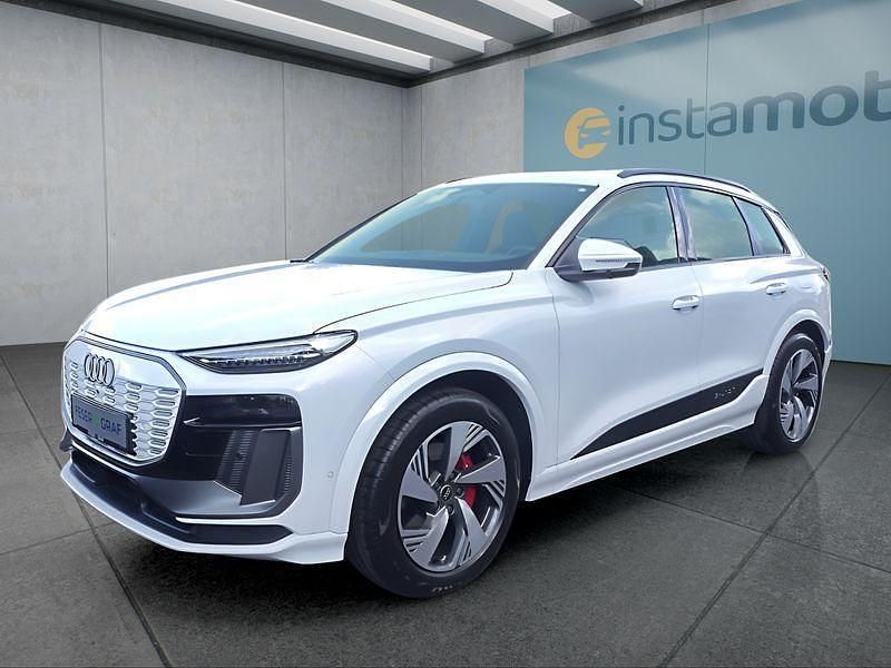 Weiß Gebraucht 2024 Audi Q6 e-tron S-Line SUV | 74.799 € (Teuer) - Bild 1/4