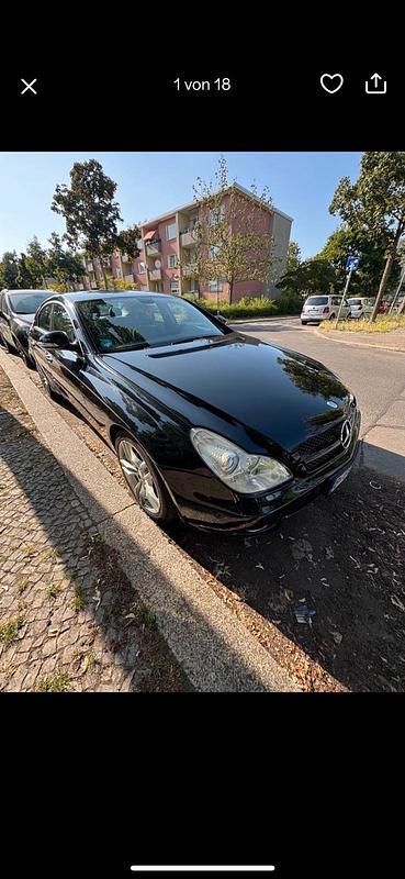 Schwarz Gebraucht 2005 Mercedes CLS350 Limousine | 4.450 € (Superpreis) - Bild 1/4