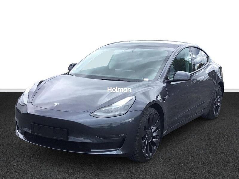 Grau Gebraucht 2022 Tesla Model 3 Performance Limousine | 29.538 € (Guter Preis) - Bild 1/4