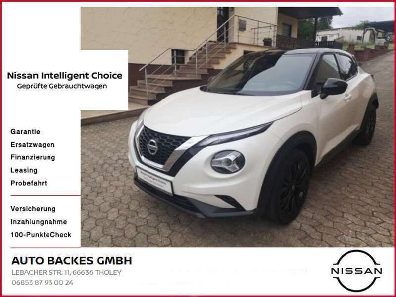 Pearl white/ black (m) Gebraucht 2021 Nissan Juke Enigma SUV | 16.990 € (Fairer Preis) - Bild 1/4