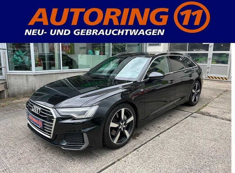 Schwarz Gebraucht 2021 Audi A6 S-Line Kombi | 27.990 € - Bild 1/4