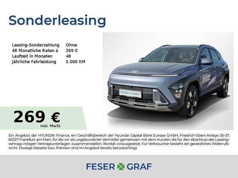 Meta blue Neu 2025 Hyundai Kona Trend SUV | 30.990 € (Guter Preis) - Bild 1/4