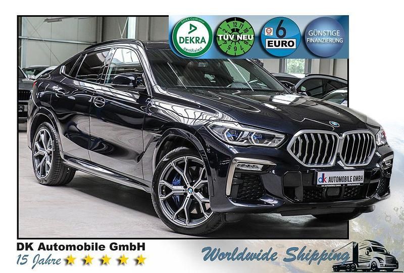 Carbonschwarz metallic Gebraucht 2021 BMW X6 M Sport SUV | 59.900 € (Fairer Preis) - Bild 1/3
