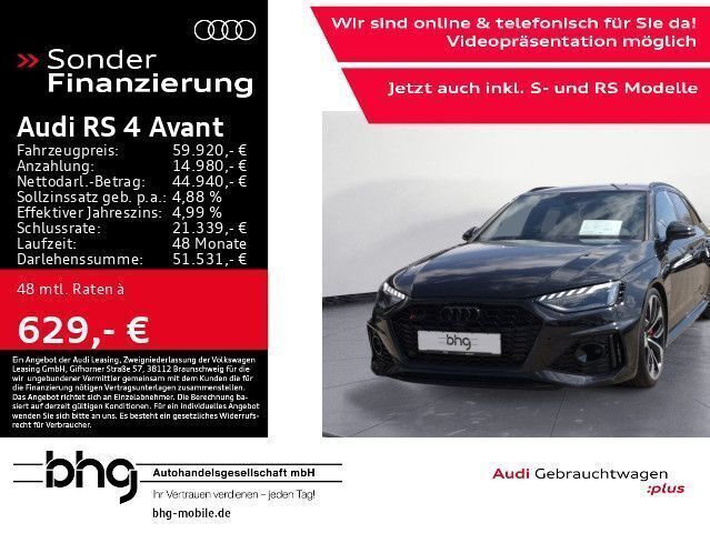Schwarz Gebraucht 2022 Audi RS4 Advanced Kombi | 59.920 € (Fairer Preis) - Bild 1/4