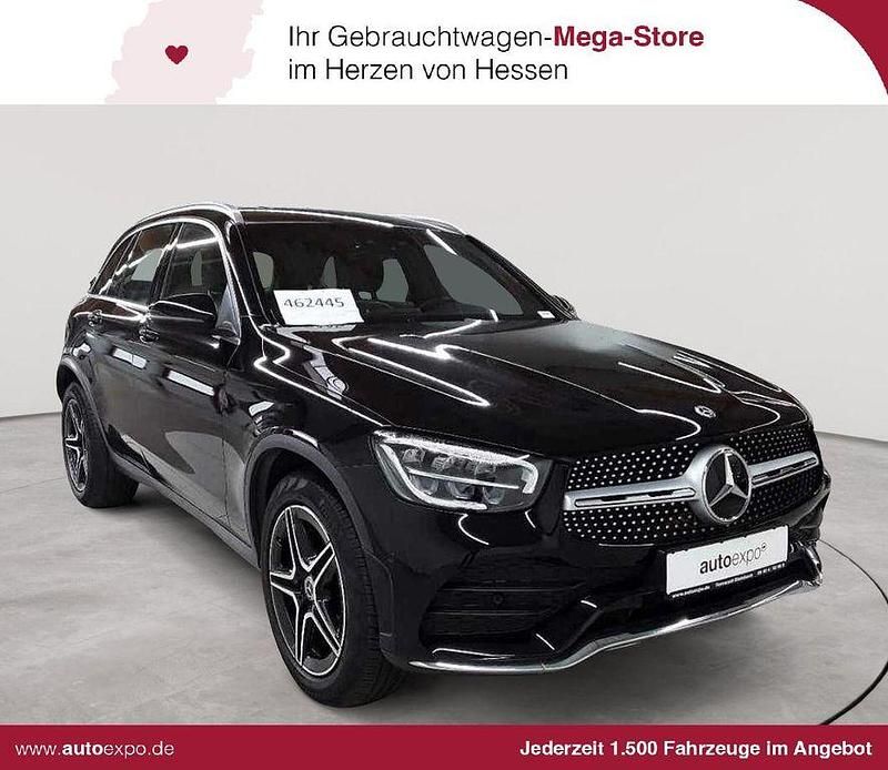 Schwarz Gebraucht 2020 Mercedes GLC220 AMG SUV | 35.989 € (Fairer Preis) - Bild 1/4