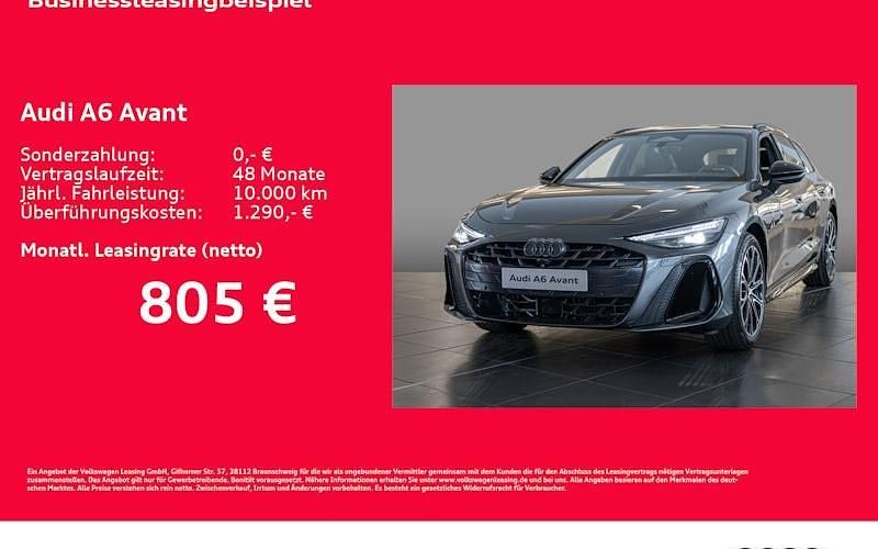 Grau Neu 2025 Audi A6 S-Line Kombi | 84.209 € - Bild 1/4