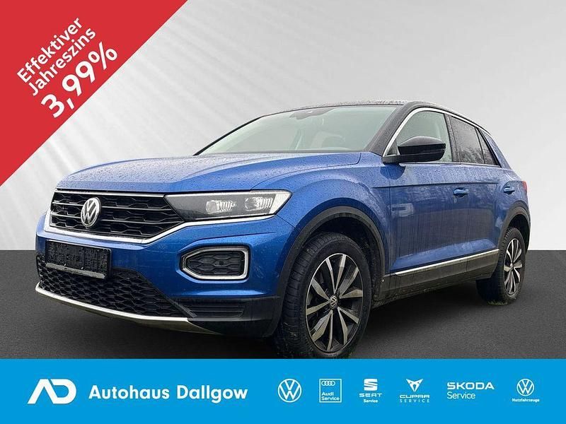 Blau Gebraucht 2020 VW T-Roc Style SUV | 17.980 € (Guter Preis) - Bild 1/4