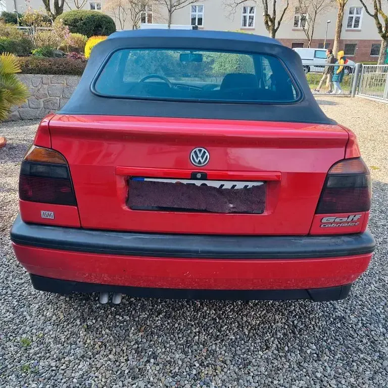 Brugt VW Golf Cabriolet 116 HK (85 kW) 1995 Rød Cabriolet