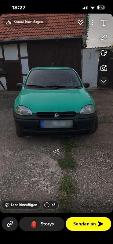 Gebraucht Opel Corsa 45 PS (33 kW) 1996 Grün Kleinwagen