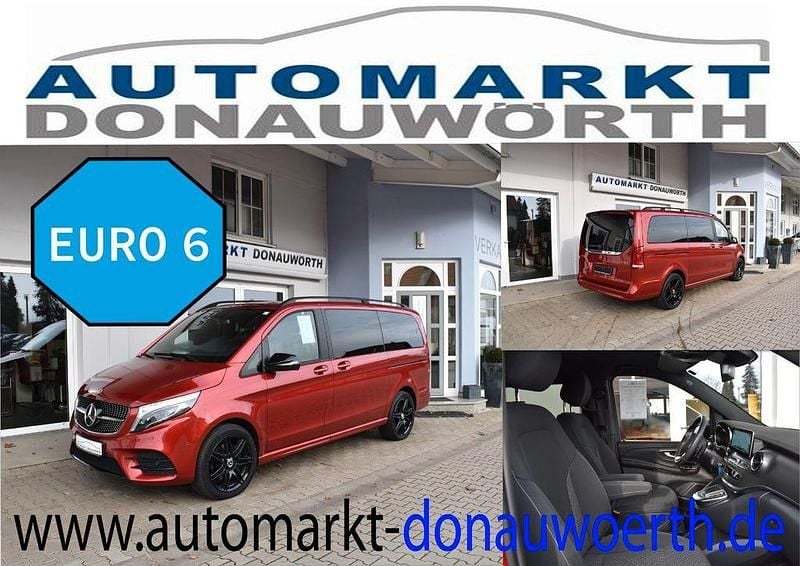 Rot Gebraucht 2022 Mercedes V300 AMG line Van / Kleinbus | 55.995 € (Superpreis) - Bild 1/4