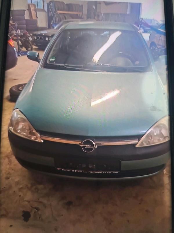 Grün Gebraucht 2003 Opel Corsa Kleinwagen | 1.300 € - Bild 1/4