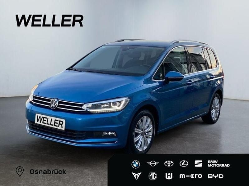 Blau Gebraucht 2022 VW Touran Highline Van / Kleinbus | 32.380 € (Fairer Preis) - Bild 1/3