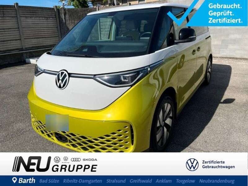 Candyweiß/limonengelb metalli Gebraucht 2023 VW ID. Buzz Pro Van | 44.179 € (Superpreis) - Bild 1/4