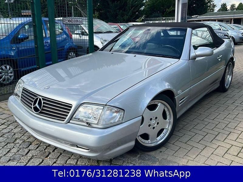Silber Gebraucht 1998 Mercedes SL320 AMG Cabrio | 28.900 € - Bild 1/4
