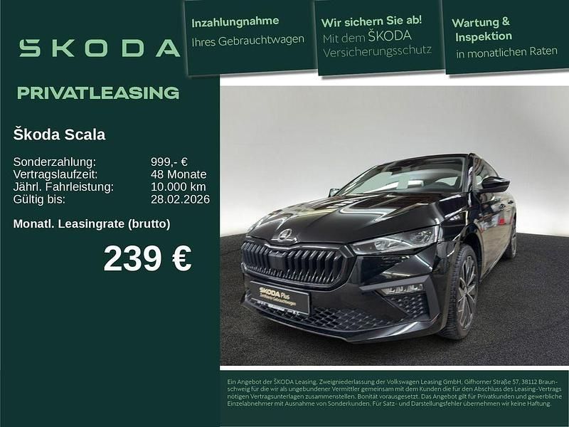 Gebraucht Skoda Scala Selection 150 PS (110 kW) 2025 Schwarzmagic perleffekt Kleinwagen